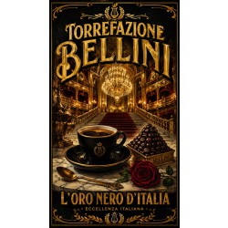 Torrefazione Bellini – affiche & plaque vintage | Manufacture Arssans