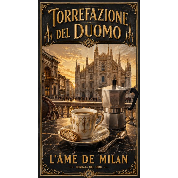 Torrefazione del Duomo – affiche & plaque vintage | Manufacture Arssans