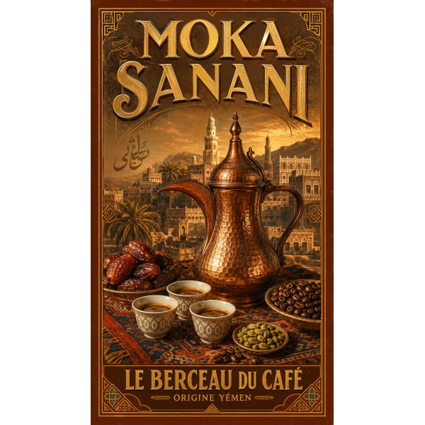 Moka Sanani – affiche & plaque vintage | Manufacture Arssans