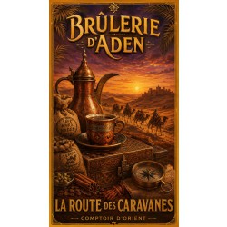 Brûlerie d'Aden – affiche & plaque vintage | Manufacture Arssans