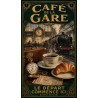 Café de la Gare – affiche & plaque vintage | Manufacture Arssans