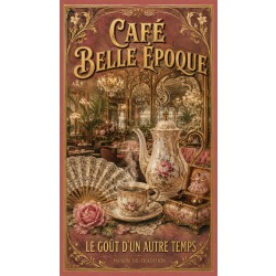 Café Belle Époque – affiche & plaque vintage | Manufacture Arssans