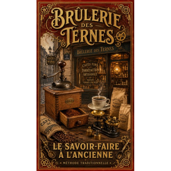 Brûlerie des Ternes – affiche & plaque vintage | Manufacture Arssans