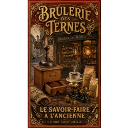 Brûlerie des Ternes – affiche & plaque vintage | Manufacture Arssans