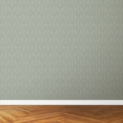 Papier Peint Arabesque Volutea Vert Sauge