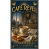 Café Réveil – affiche & plaque vintage | Manufacture Arssans