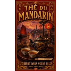 Thé du Mandarin – affiche & plaque vintage | Manufacture Arssans