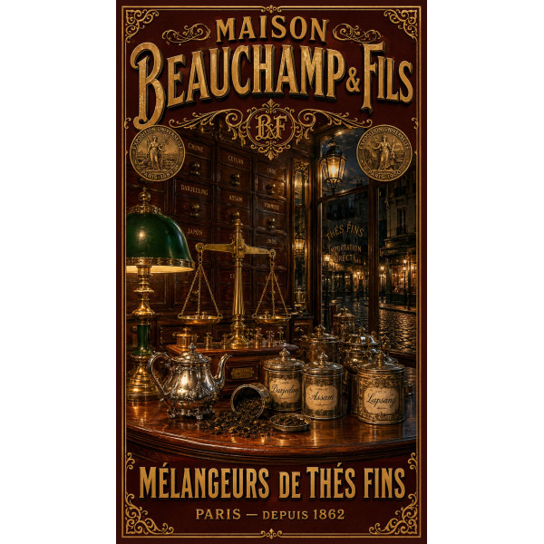 Maison Beauchamp & Fils – affiche & plaque vintage | Manufacture Arssans