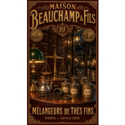 Maison Beauchamp & Fils – affiche & plaque vintage | Manufacture Arssans