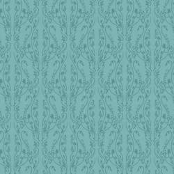 Papier Peint Arabesque Volutea Turquoise Pastel