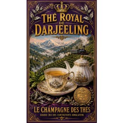 Thé Royal de Darjeeling – affiche & plaque vintage | Manufacture Arssans