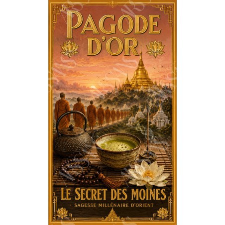 Pagode d'Or – affiche & plaque vintage | Manufacture Arssans