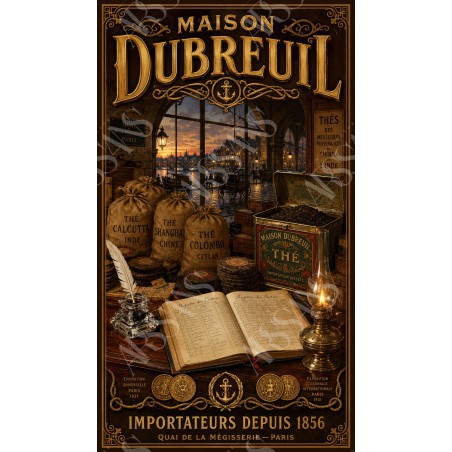 Maison Dubreuil – affiche & plaque vintage | Manufacture Arssans