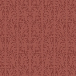 Papier Peint Arabesque Volutea Terracotta
