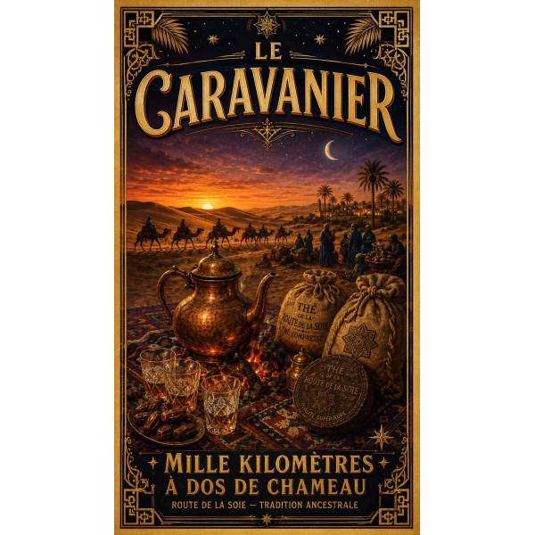 Le Caravanier – affiche & plaque vintage | Manufacture Arssans