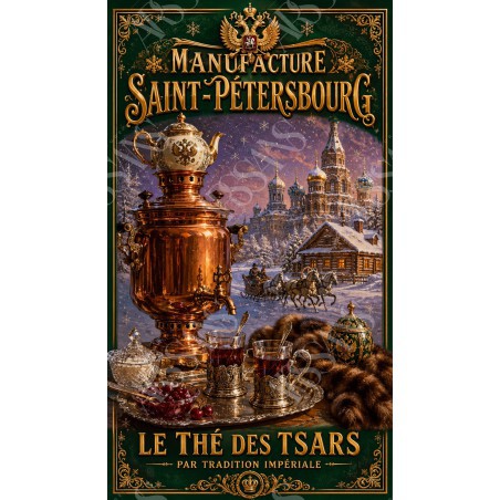 Manufacture Saint-Pétersbourg – affiche & plaque vintage | Manufacture Arssans
