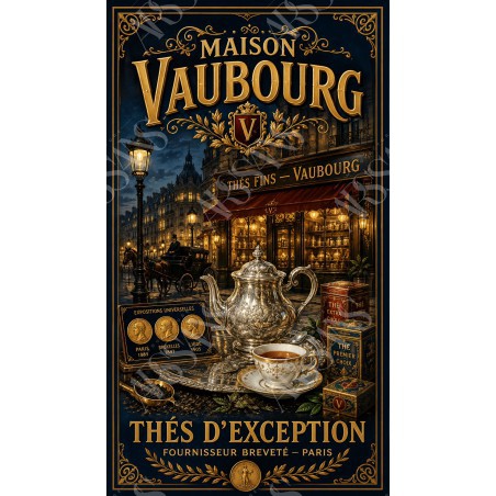 Maison Vaubourg – affiche & plaque vintage | Manufacture Arssans