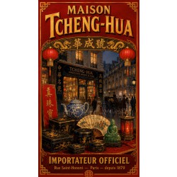 Maison Tcheng-Hua – affiche & plaque vintage | Manufacture Arssans