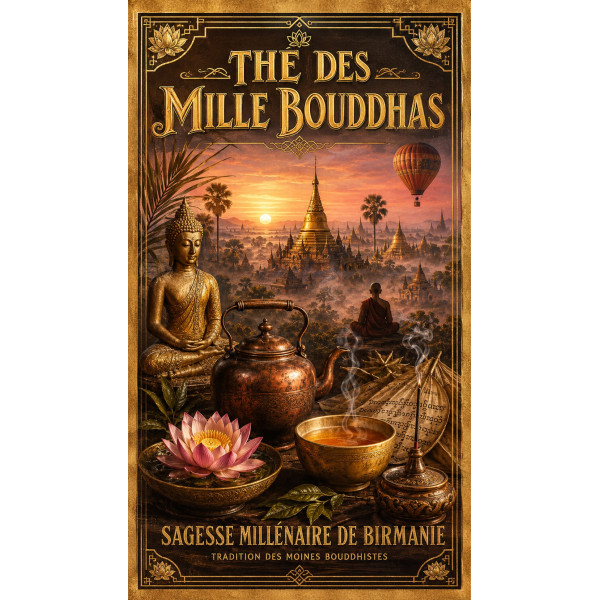 Thé des Mille Bouddhas – affiche & plaque vintage | Manufacture Arssans