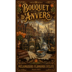 Bouquet d'Anvers – affiche & plaque vintage | Manufacture Arssans