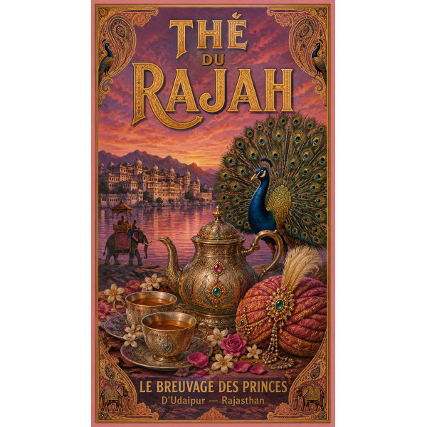 Thé du Rajah – affiche & plaque vintage | Manufacture Arssans