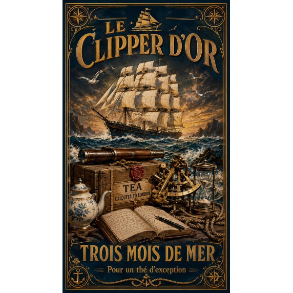 Le Clipper d'Or – affiche & plaque vintage | Manufacture Arssans