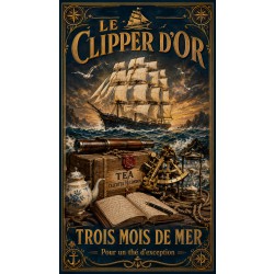Le Clipper d'Or – affiche & plaque vintage | Manufacture Arssans