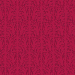 Papier Peint Arabesque Volutea Lie de Vin