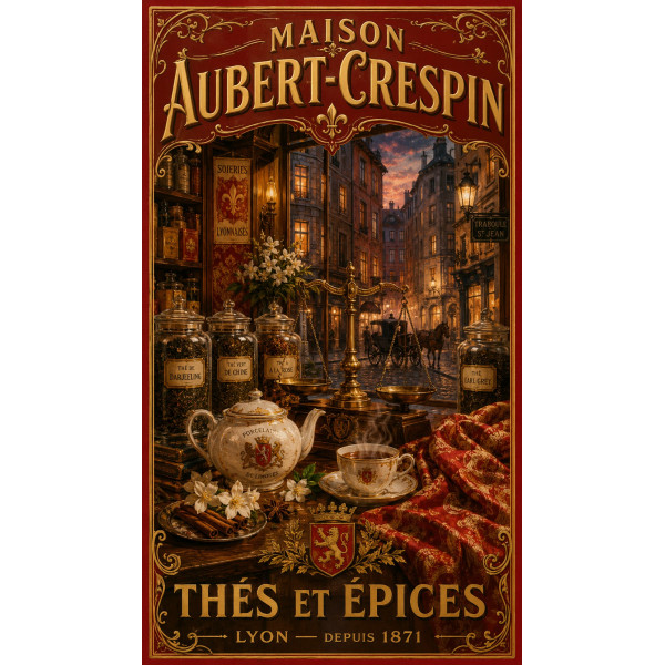 Maison Aubert-Crespin – affiche & plaque vintage | Manufacture Arssans