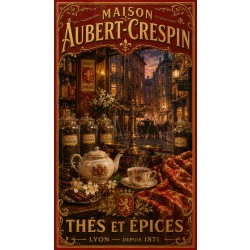 Maison Aubert-Crespin – affiche & plaque vintage | Manufacture Arssans