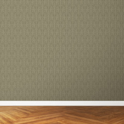 Papier Peint Arabesque Volutea Kaki