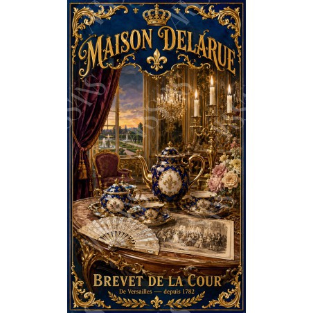 Maison Delarue – affiche & plaque vintage | Manufacture Arssans