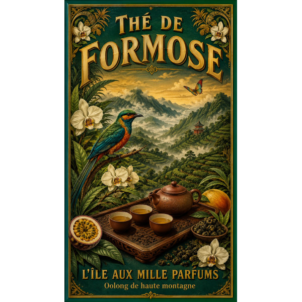Thé de Formose – affiche & plaque vintage | Manufacture Arssans