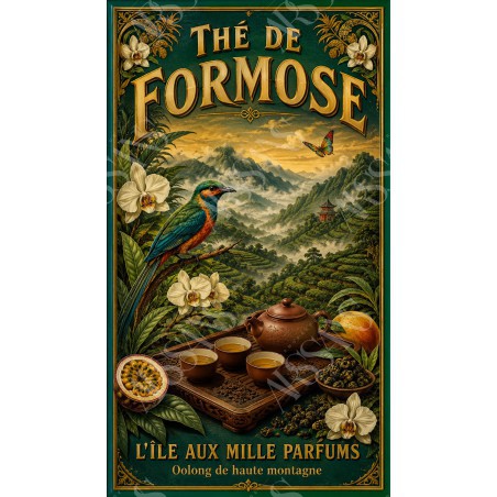 Thé de Formose – affiche & plaque vintage | Manufacture Arssans