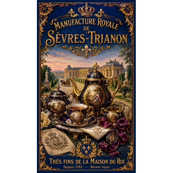 Manufacture Royale de Sèvres-Trianon – affiche & plaque vintage | Manufacture Arssans