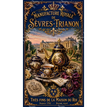 Manufacture Royale de Sèvres-Trianon – affiche & plaque vintage | Manufacture Arssans