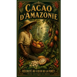 Cacao d'Amazonie – affiche & plaque vintage | Manufacture Arssans