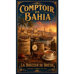 Comptoir de Bahia – affiche & plaque vintage | Manufacture Arssans