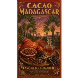 Cacao Madagascar – affiche & plaque vintage | Manufacture Arssans