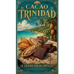 Cacao Trinidad – affiche & plaque vintage | Manufacture Arssans