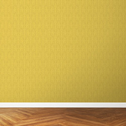 Papier Peint Arabesque Volutea Jaune Safran