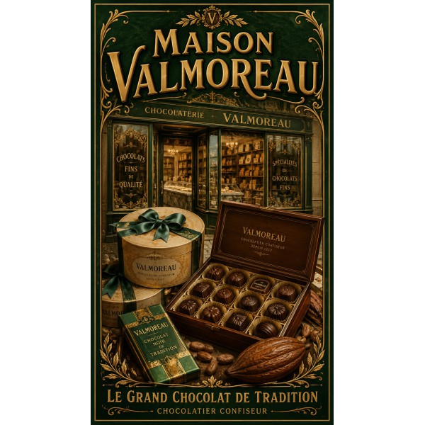 Maison Valmoreau – affiche & plaque vintage | Manufacture Arssans