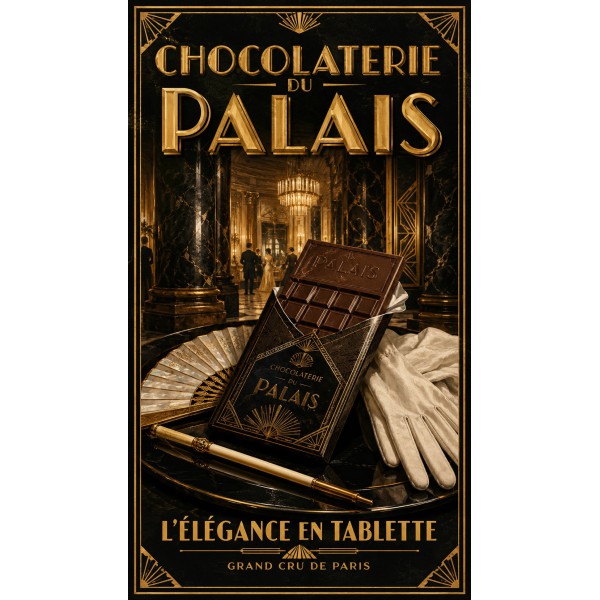 Chocolaterie du Palais – affiche & plaque vintage | Manufacture Arssans