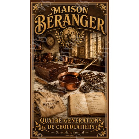 Maison Béranger – affiche & plaque vintage | Manufacture Arssans