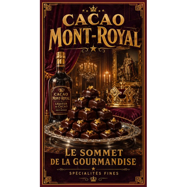 Cacao Mont-Royal – affiche & plaque vintage | Manufacture Arssans