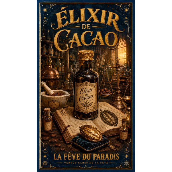 Élixir de Cacao – affiche & plaque vintage | Manufacture Arssans