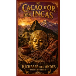 Cacao d'Or des Incas – affiche & plaque vintage | Manufacture Arssans