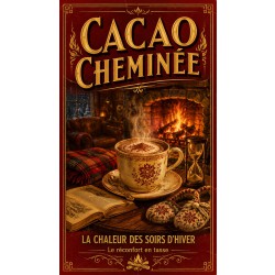 Cacao Cheminée – affiche & plaque vintage | Manufacture Arssans