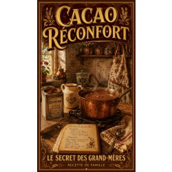 Cacao Réconfort – affiche & plaque vintage | Manufacture Arssans