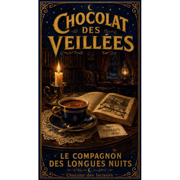 Chocolat des Veillées – affiche & plaque vintage | Manufacture Arssans